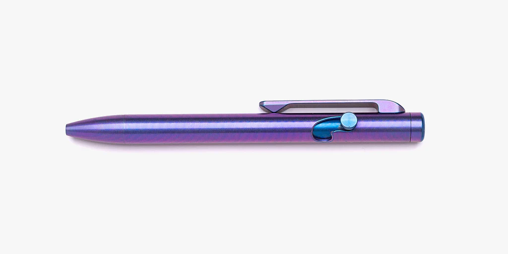 Dual Tone Ano Slim Bolt Action Pen - Image 4