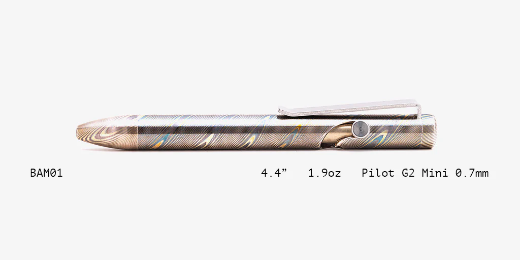 Full Mokume Gane Bolt Action Pens - Image 13
