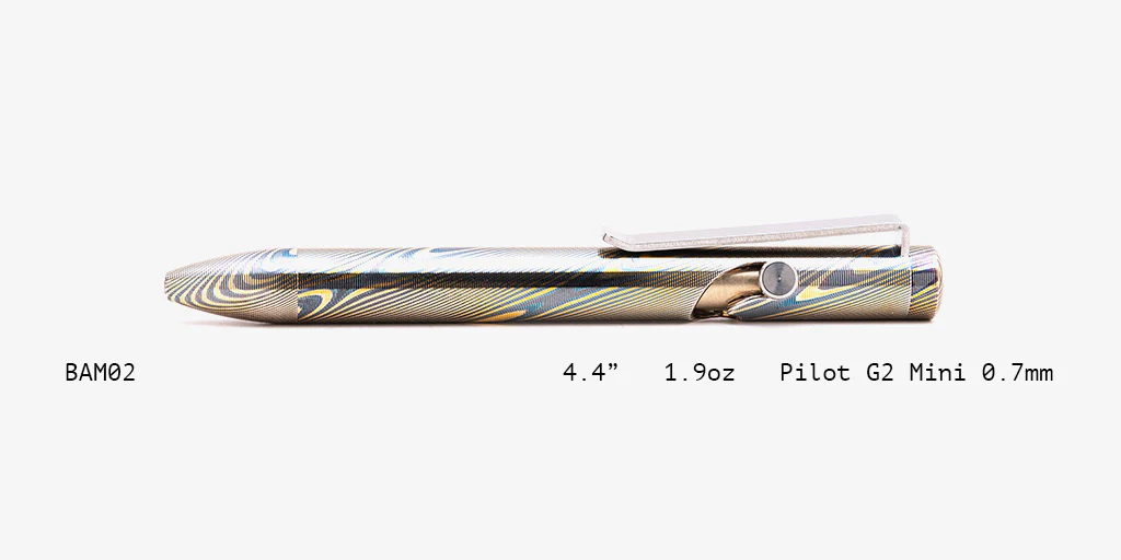Full Mokume Gane Bolt Action Pens - Image 14
