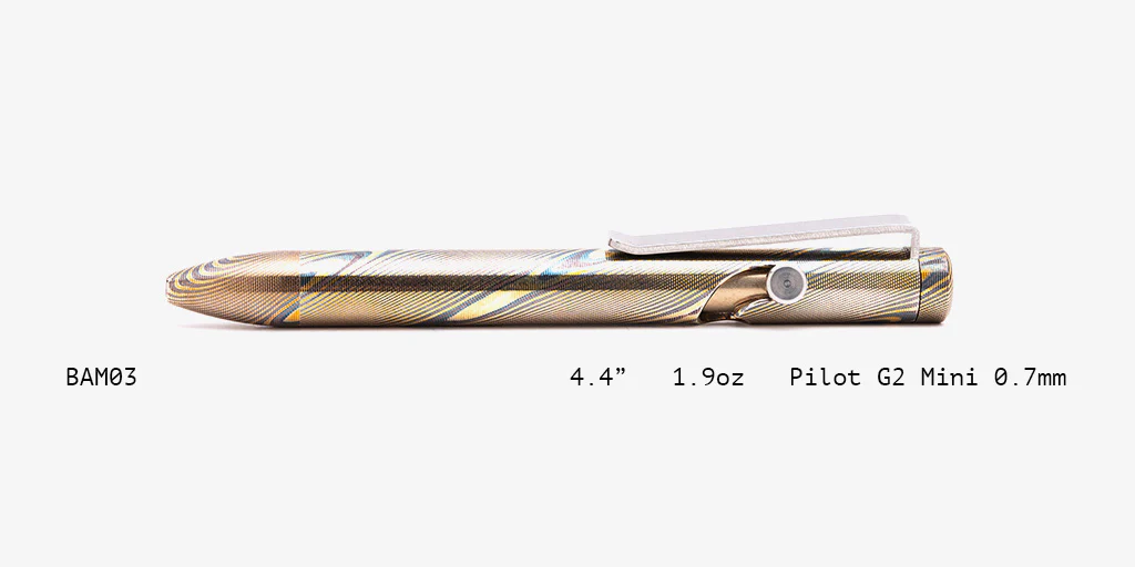 Full Mokume Gane Bolt Action Pens - Image 15