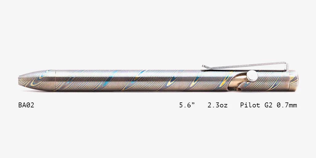 Full Mokume Gane Bolt Action Pens - Image 2