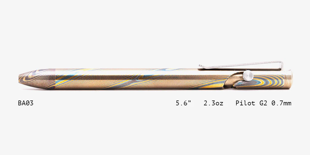 Full Mokume Gane Bolt Action Pens - Image 3