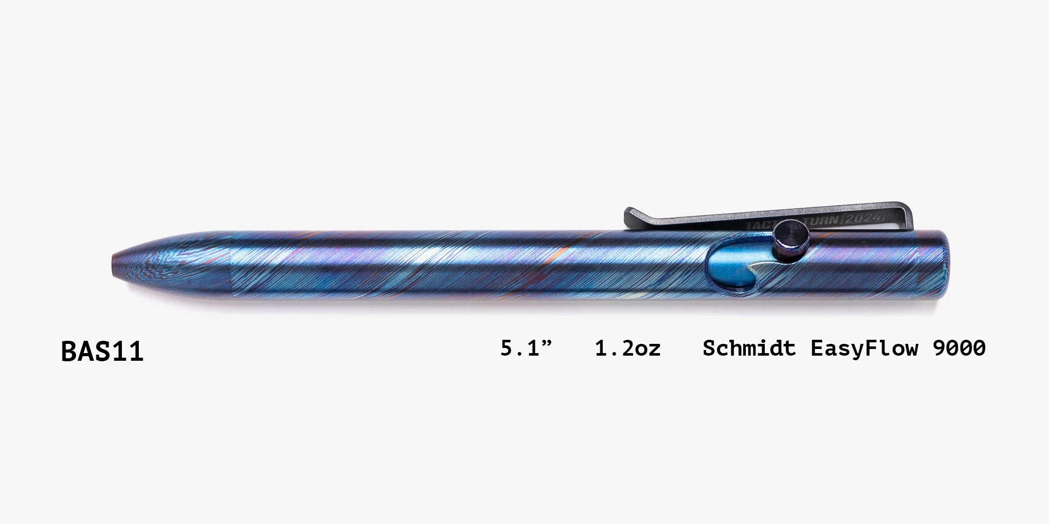 Full Titanium Damascus Bolt Action Pens - Image 33