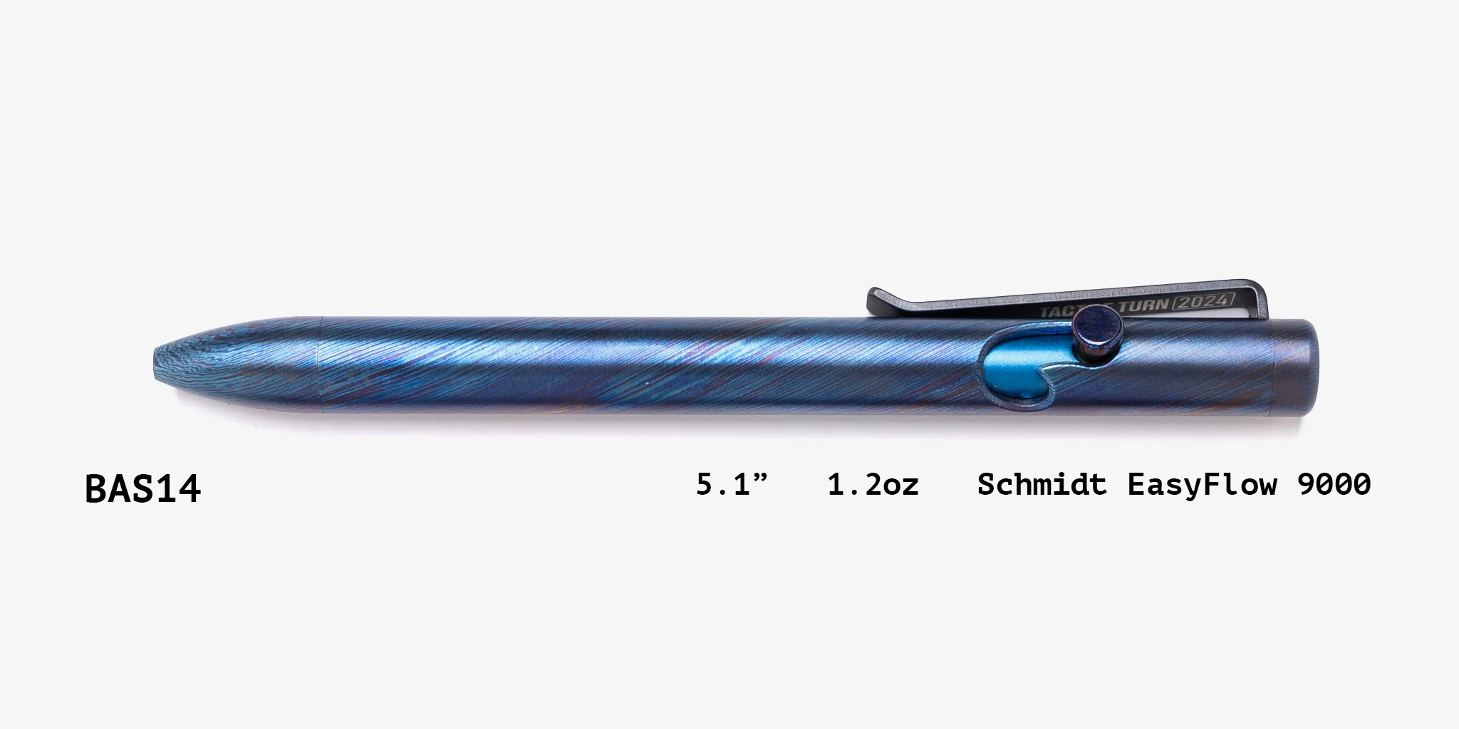 Full Titanium Damascus Bolt Action Pens - Image 36