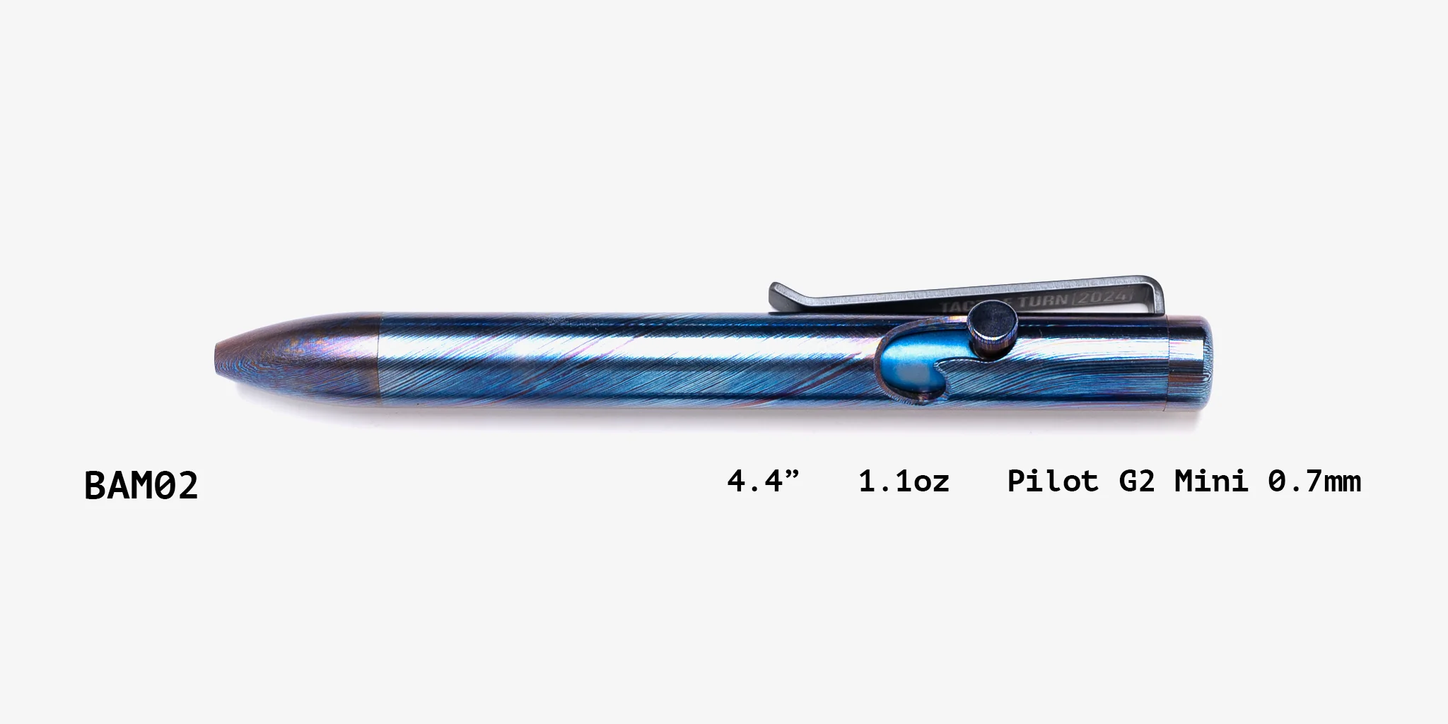 Full Titanium Damascus Bolt Action Pens - Image 39