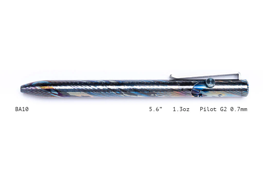 Full Zirconium Damascus Bolt Action Pens - Image 10