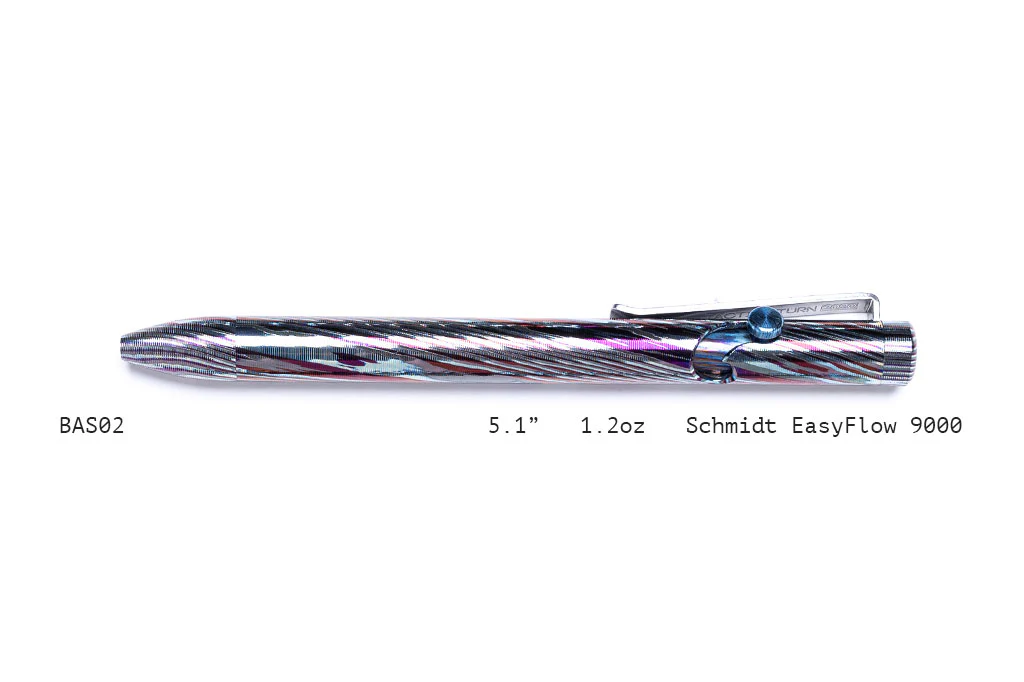 Full Zirconium Damascus Bolt Action Pens - Image 12