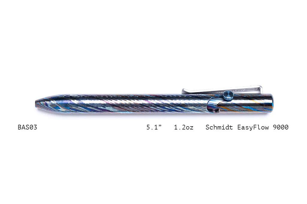 Full Zirconium Damascus Bolt Action Pens - Image 13