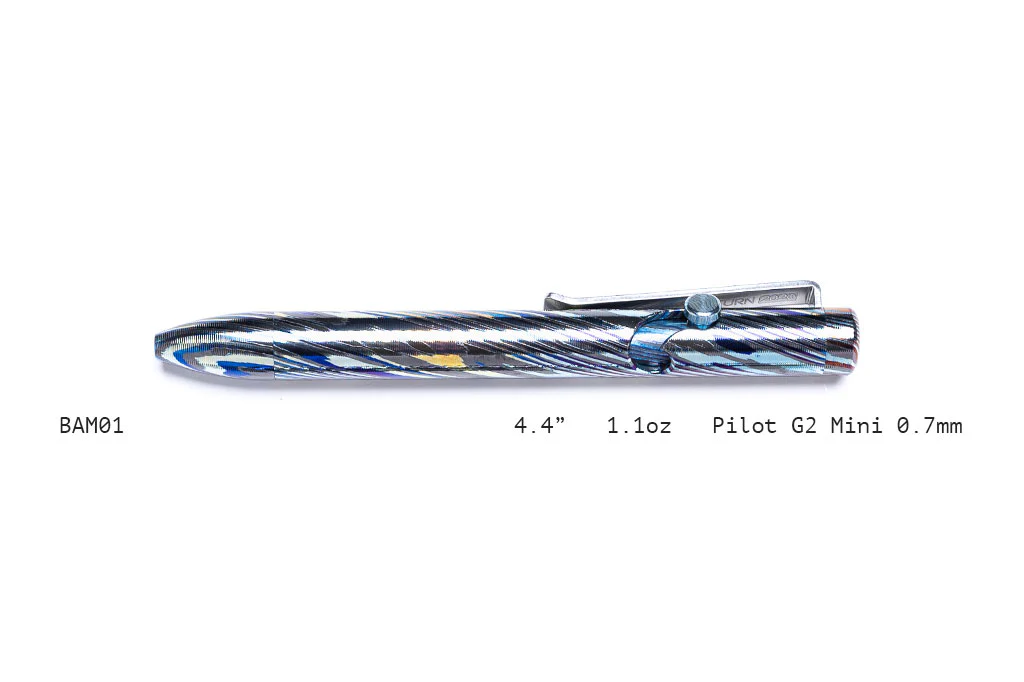 Full Zirconium Damascus Bolt Action Pens - Image 21