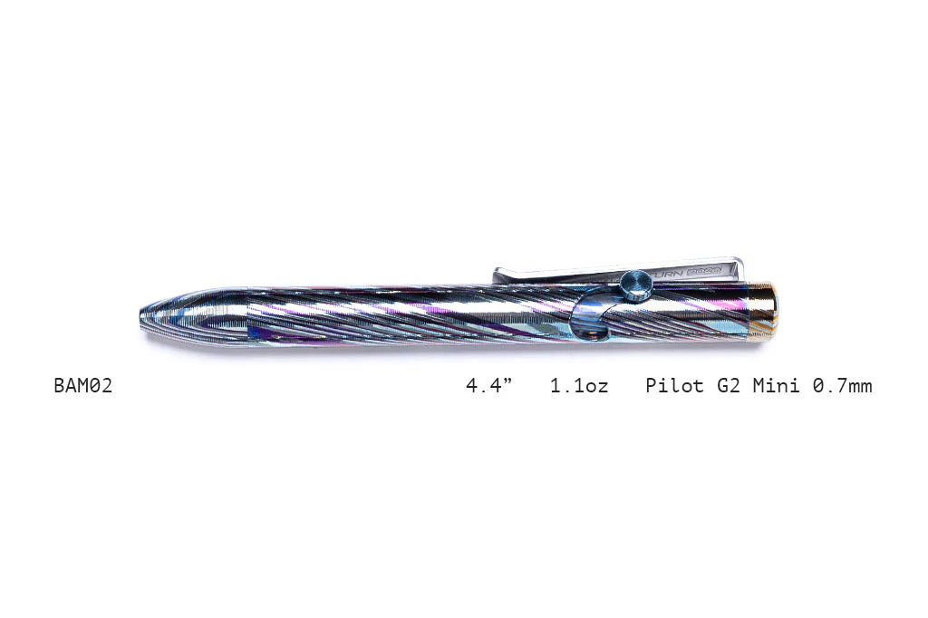 Full Zirconium Damascus Bolt Action Pens - Image 22