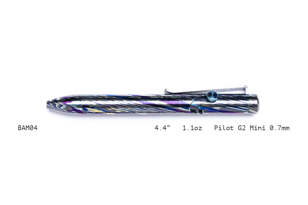 Full Zirconium Damascus Bolt Action Pens - Image 24
