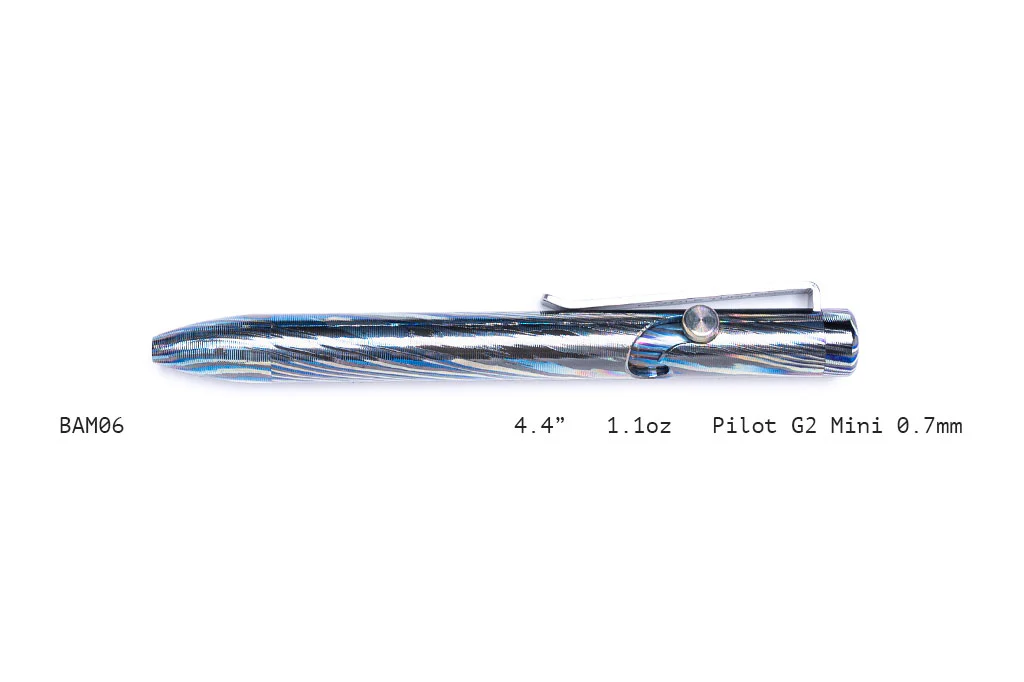 Full Zirconium Damascus Bolt Action Pens - Image 26