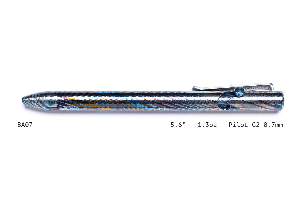Full Zirconium Damascus Bolt Action Pens - Image 7
