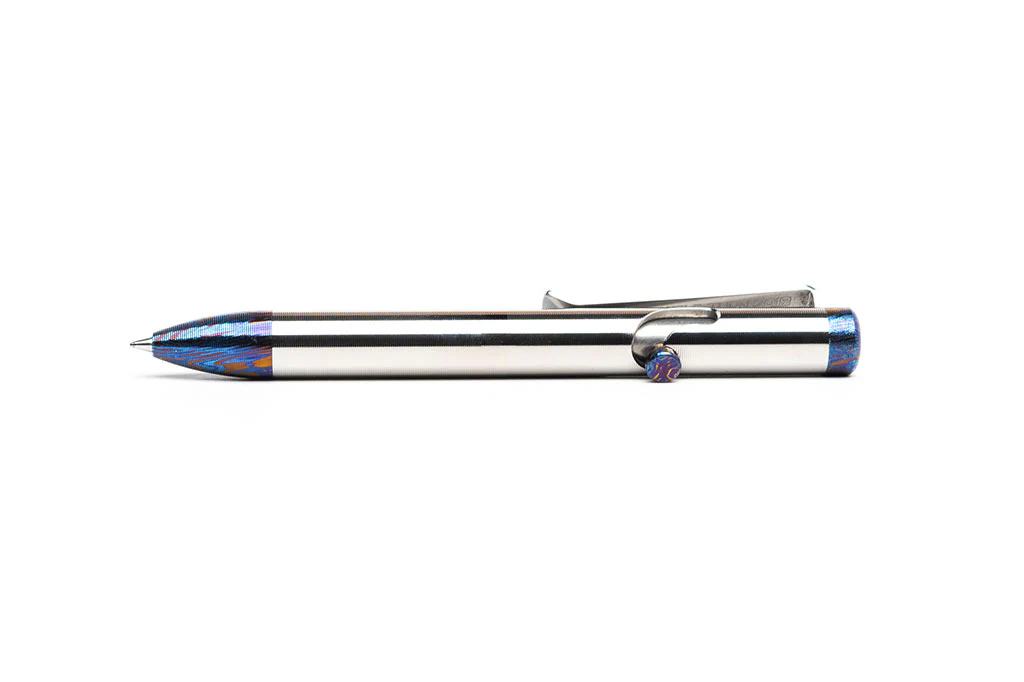 Titanium Damascus Bolt Action Pens - Image 3