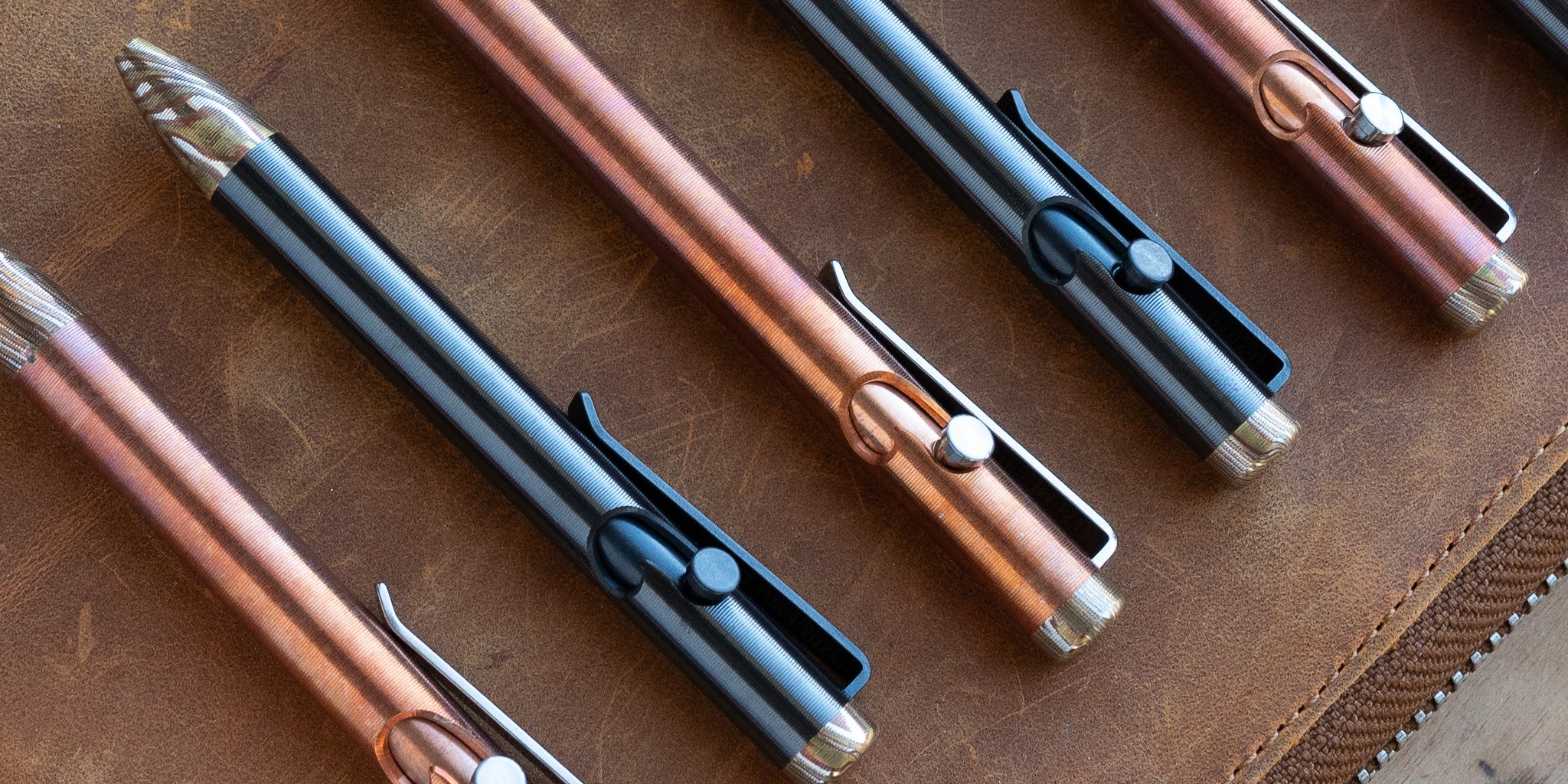 Mokume Gane Bolt Action Pen - Image 2