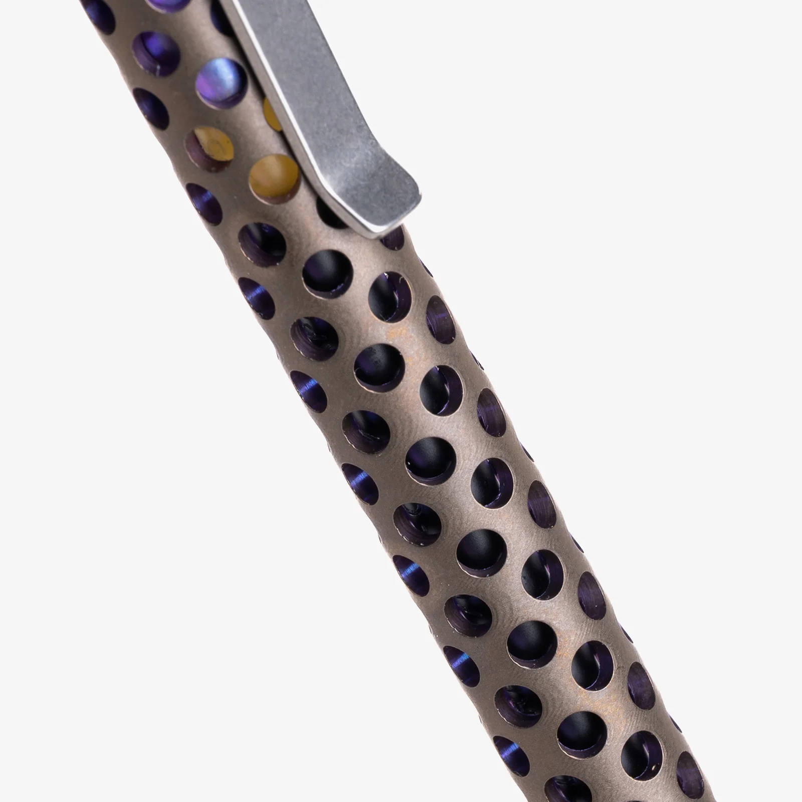 Skeletonized Titanium Bolt Action Pen - Image 4