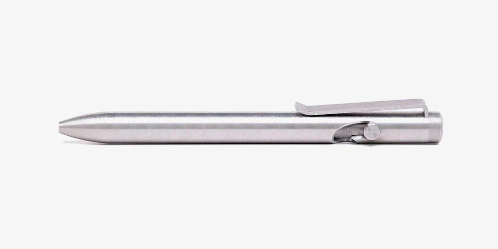 Stainless Steel Bolt Action Pen - Image 2