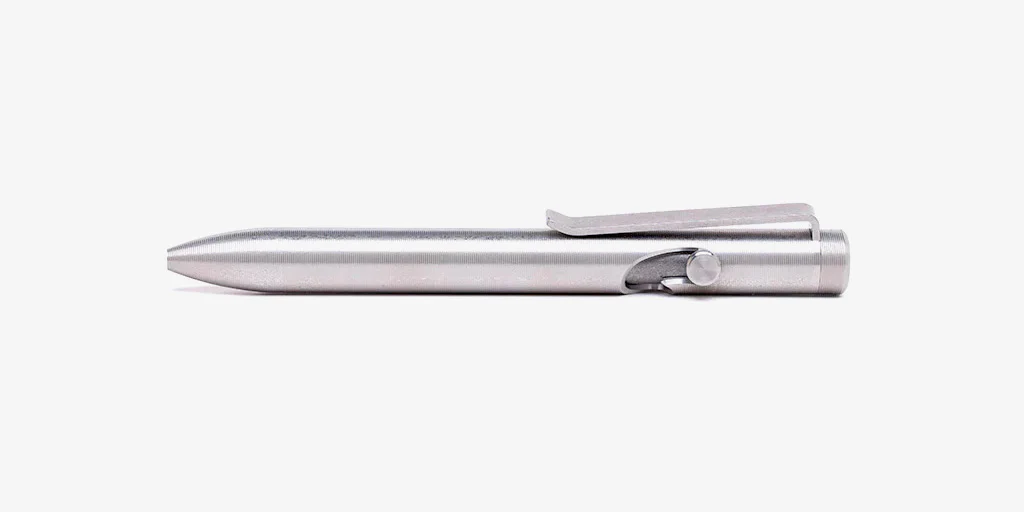 Stainless Steel Bolt Action Pen - Image 3