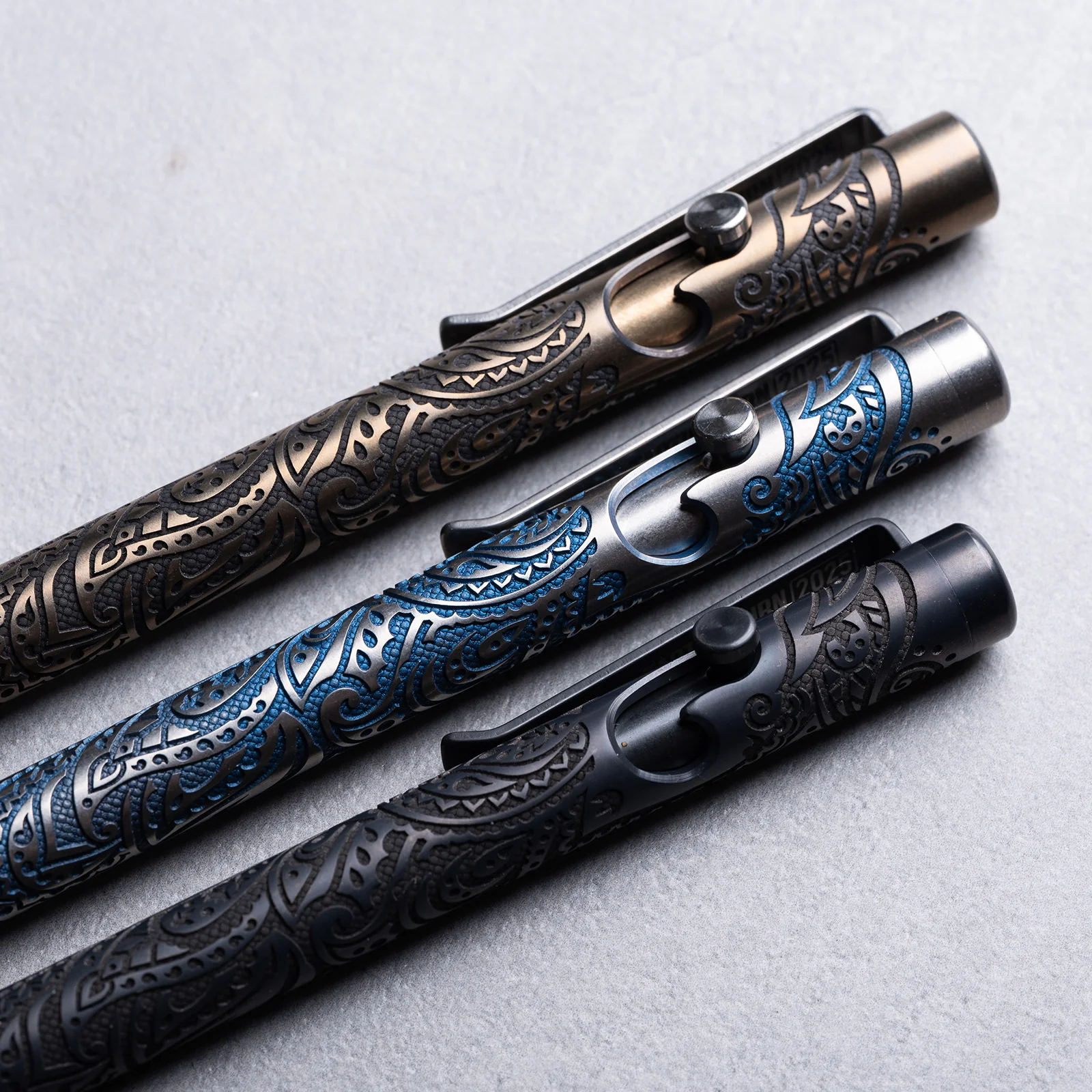 Ti2 Design x Tactile Turn Paisley Bolt Action Pen - Image 6
