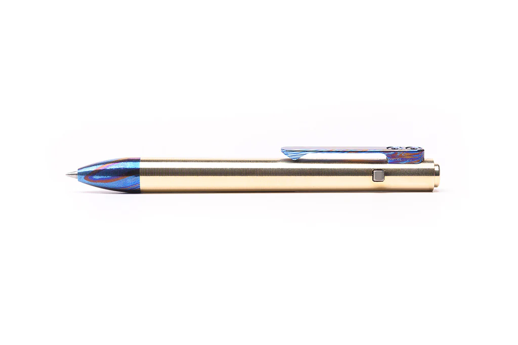 Titanium Damascus Side Click Pens - Image 11