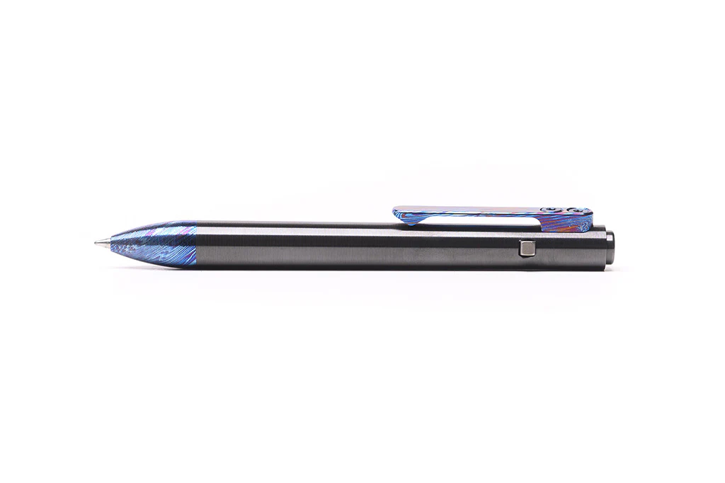 Titanium Damascus Side Click Pens - Image 12